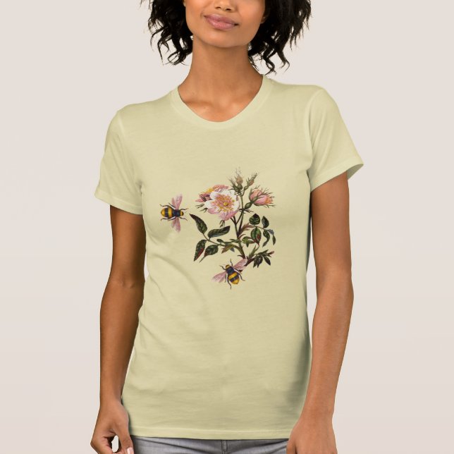 HONEY BEE AND WILD ROSE, BEEKEEPER T-Shirt (Vorderseite)