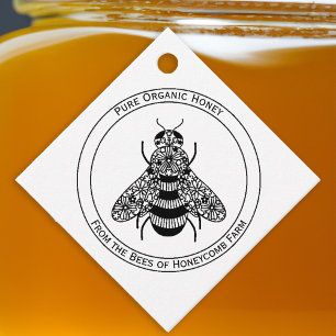 Honey Bee Apiary Produkt- oder Preismarken Geschenkanhänger
