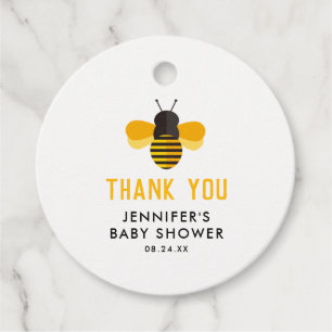 Honey Bee Baby Dusche Danke für Ihre Unterstützung Geschenkanhänger
