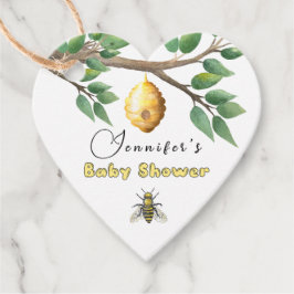 Honey Bee Baby Duwer Fevor Tags Geschenkanhänger