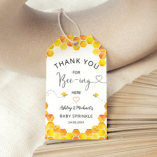 Honey Bee Baby Duwer Fevor Tags Geschenkanhänger