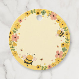 Honey Bee Baby Showe Geschenkanhänger