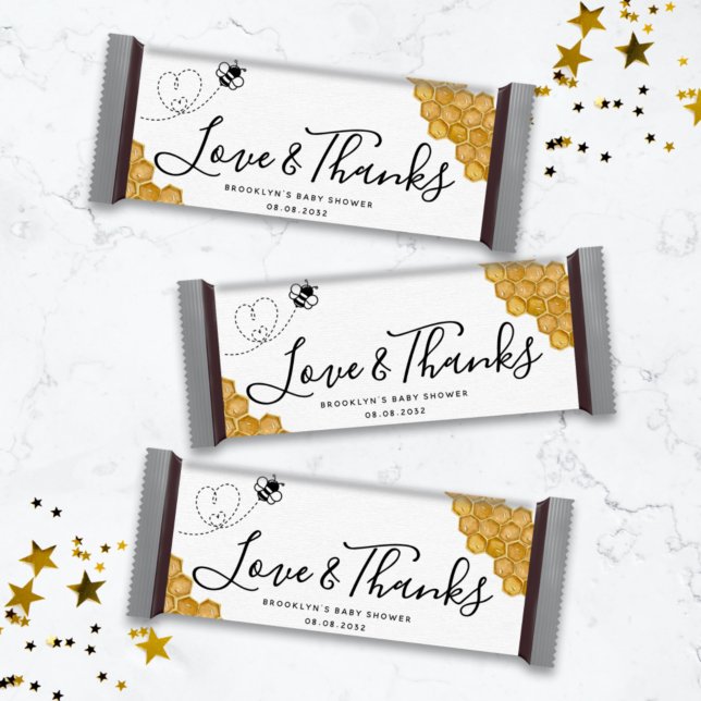Honey Bee Baby Shower Candy Bar Wrapper (Von Creator hochgeladen)