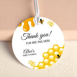 Honey Bee Baby Shower Mommy Bee Vielen Dank Runder Aufkleber