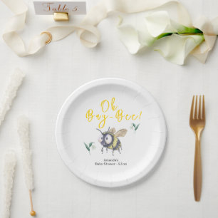 Honey Bee Baby Shower Pappteller