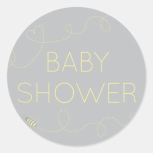 Honey Bee Baby Shower Sticker