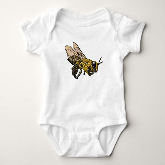 Honey Bee Baby Strampler (Vorderseite)