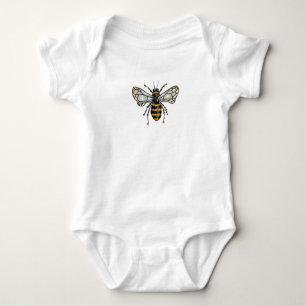 Honey Bee Baby Strampler