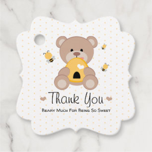 Honey Bee Bear Vielen Dank für Ihre Unterstützung  Geschenkanhänger