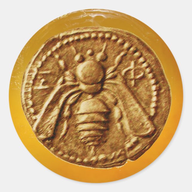 HONEY BEE / BEEKEEPER BEEKEEPING LIPPLILIEN RUNDER AUFKLEBER (Vorderseite)