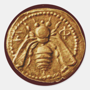 HONEY BEE / BEEKEEPER BEEKEEPING LIPPLILIEN RUNDER AUFKLEBER