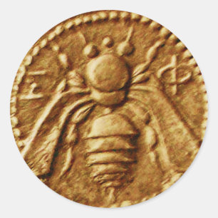 HONEY BEE / BEEKEEPER BEEKEEPING LIPPLILIEN RUNDER AUFKLEBER