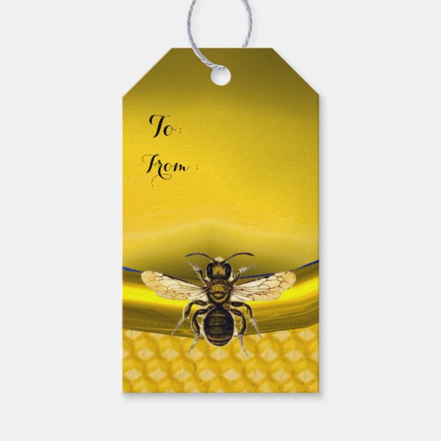 HONEY BEE ,BEEKEEPER CHRISTMAS URLAUB GESCHENKANHÄNGER (Vorderseite)