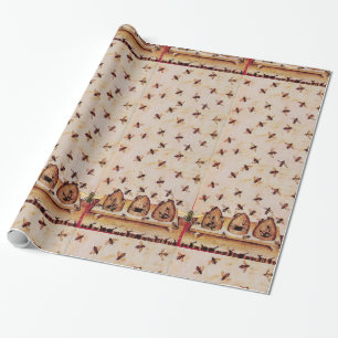 HONEY BEE ,BEEKEEPING -BEEKEEPER LIEFERANTEN GESCHENKPAPIER