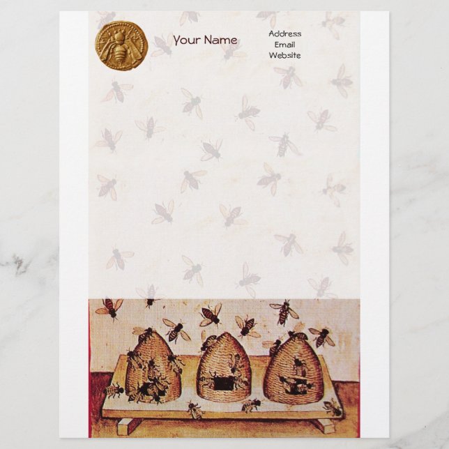 HONEY BEE, BEEKEEPING BRIEFBOGEN (Vorderseite)