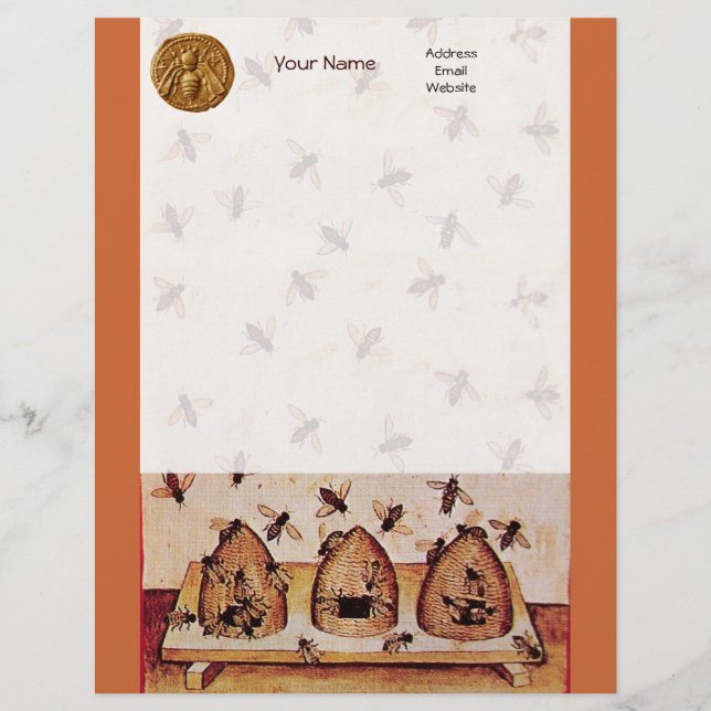 HONEY BEE, BEEKEEPING BRIEFKOPF (Vorderseite)