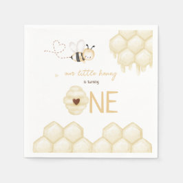 Honey Bee Birthday , Bee Theme Serviette