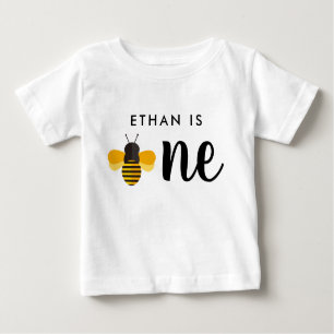 Honey Bee Birthday Party 1. Bee Day Baby T - Shirt