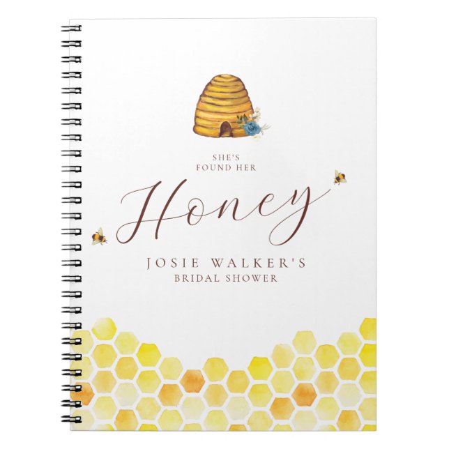 Honey Bee Brautparty Guest book Notizblock (Vorderseite)