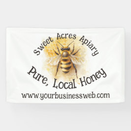 Honey Bee Business Apiary Honeybee Honeycomb Banner