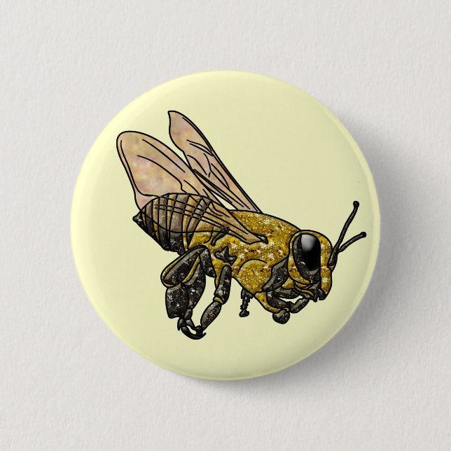 Honey Bee Button (Vorderseite)