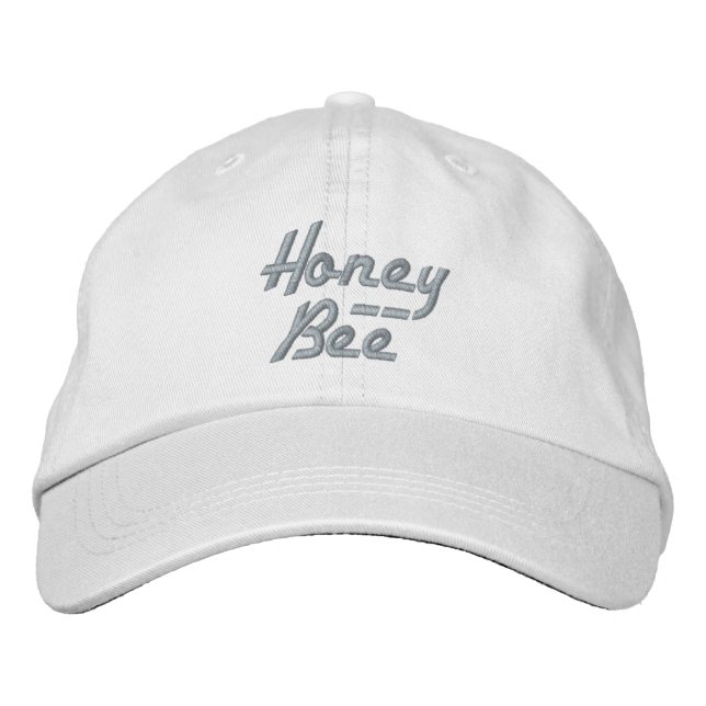HONEY BEE cap Bestickte Baseballkappe (Vorderseite)