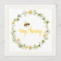 Honey Bee Daisy Wreath Be My Honey Valentine's Day