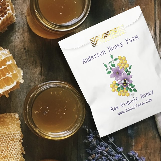 Honey Bee Farm Yellow Lavender Geschenktütchen (Von Creator hochgeladen)