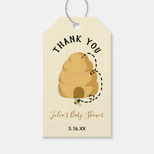 Honey Bee Favor Tag, Gender Reveal Baby Dusche Geschenkanhänger
