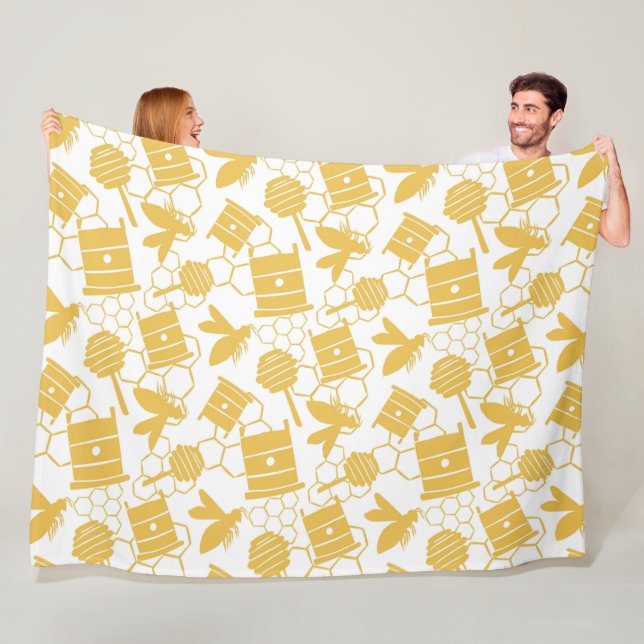 Honey Bee Fleece Blanket (Beispiel)