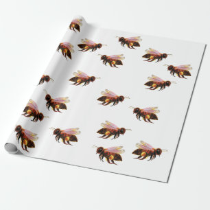 Honey Bee Flying Geschenkpapier
