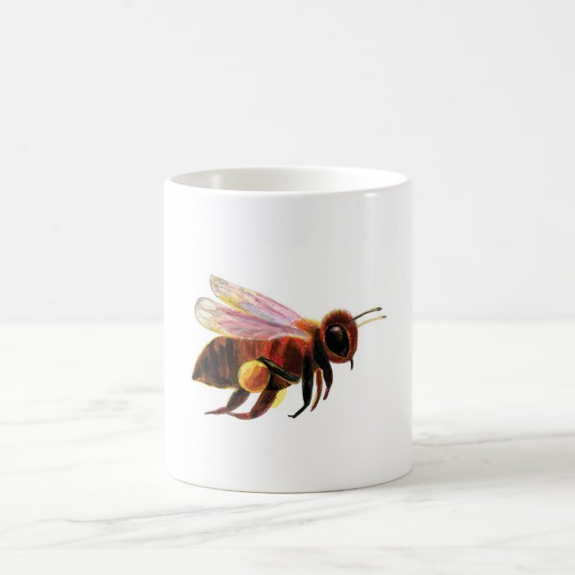 Honey Bee Flying Kaffeetasse (Mittel)