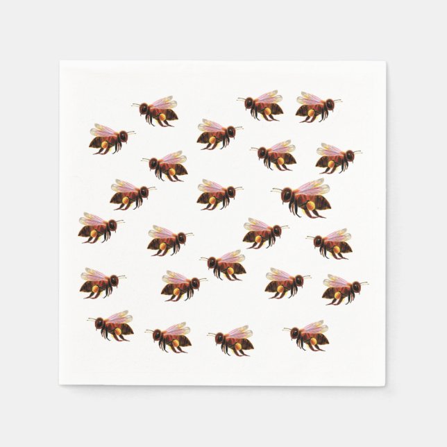 Honey Bee Flying Serviette (Vorderseite)