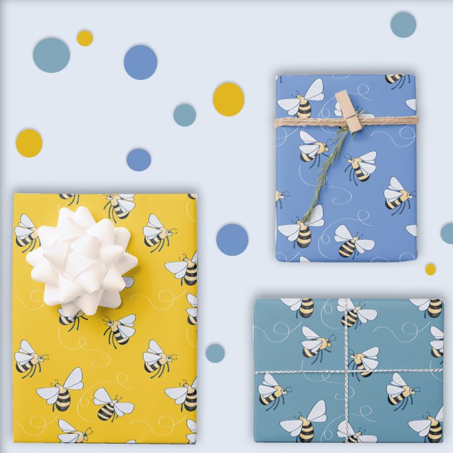 Honey Bee Geschenkpapier Set (Von Creator hochgeladen)