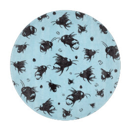 Honey Bee Glass Chopping Board - Geschenk für Mama Schneidebrett