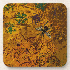 Honey Bee Hard Plastic Untersetzer