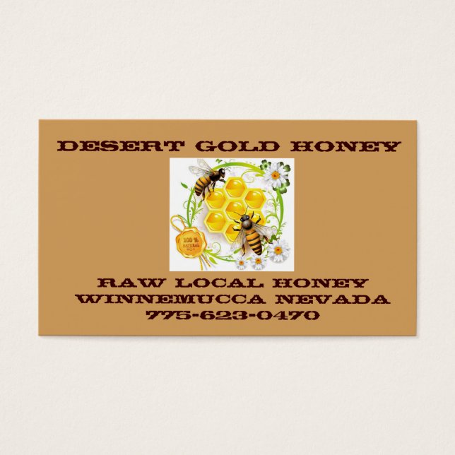 Honey Bee Honey Seller Beekeeper Apiarist (Vorderseite)