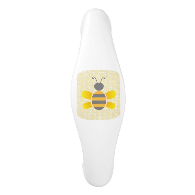 Honey Bee Honeycomb Bee's Hive Cabinet Knobs Keramik Schrankknauf (Vorderseite)