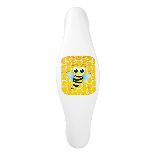 Honey Bee Honeycomb Cabinet Knobs Keramik Schrankknauf (Vorderseite)