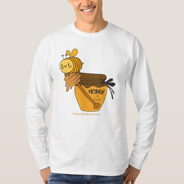 Honey Bee Jar of Real Sweetness - 20. April T-Shirt (Vorderseite)