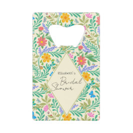 Honey Bee, Ladybug, Butterfly, Dragonfly & Blume Geldbeutel Flaschenöffner