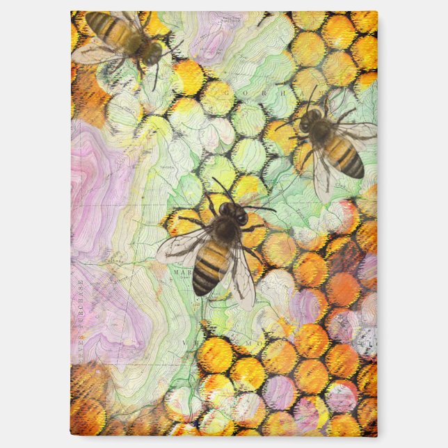 Honey bee magent magnet (Vorderseite)