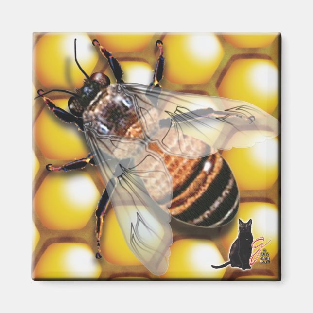 Honey Bee Magnet (Vorne)