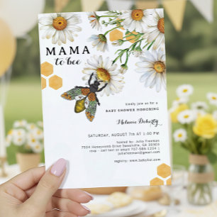 Honey Bee Mama an Bee Baby Shower Einladung   Wil