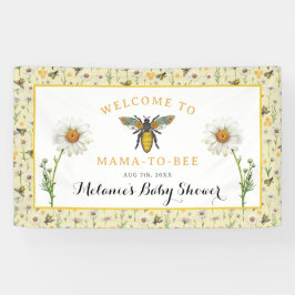 Honey Bee Mama to Bee Baby Dusche Begrüßungszeiche Banner