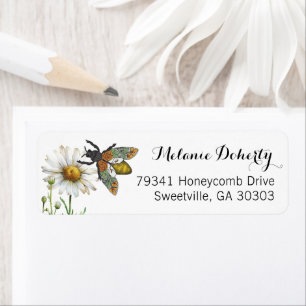 Honey Bee Mommy to Bee Address Label Hummel B