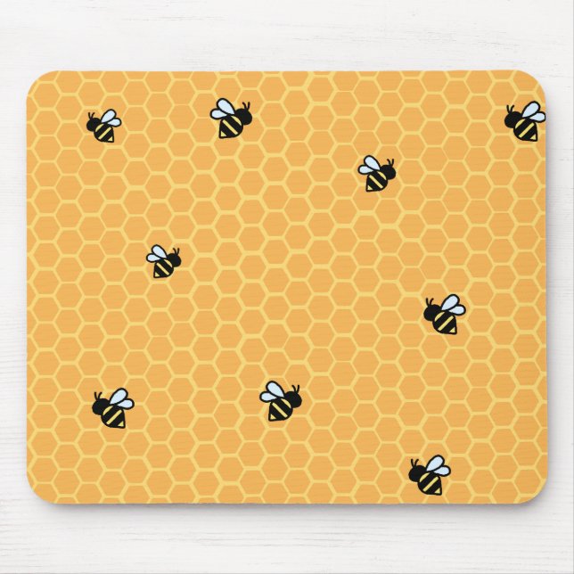 Honey Bee Mouse Pad Mousepad (Vorne)
