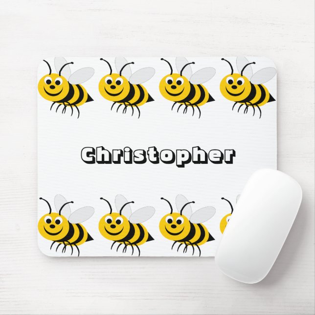 Honey Bee Mousepad (Mit Mouse)