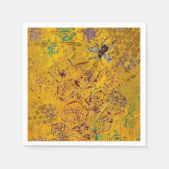 Honey Bee Napkins Serviette (Vorderseite)