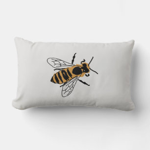 Honey Bee Painting Bee Illustration Throw Kissen